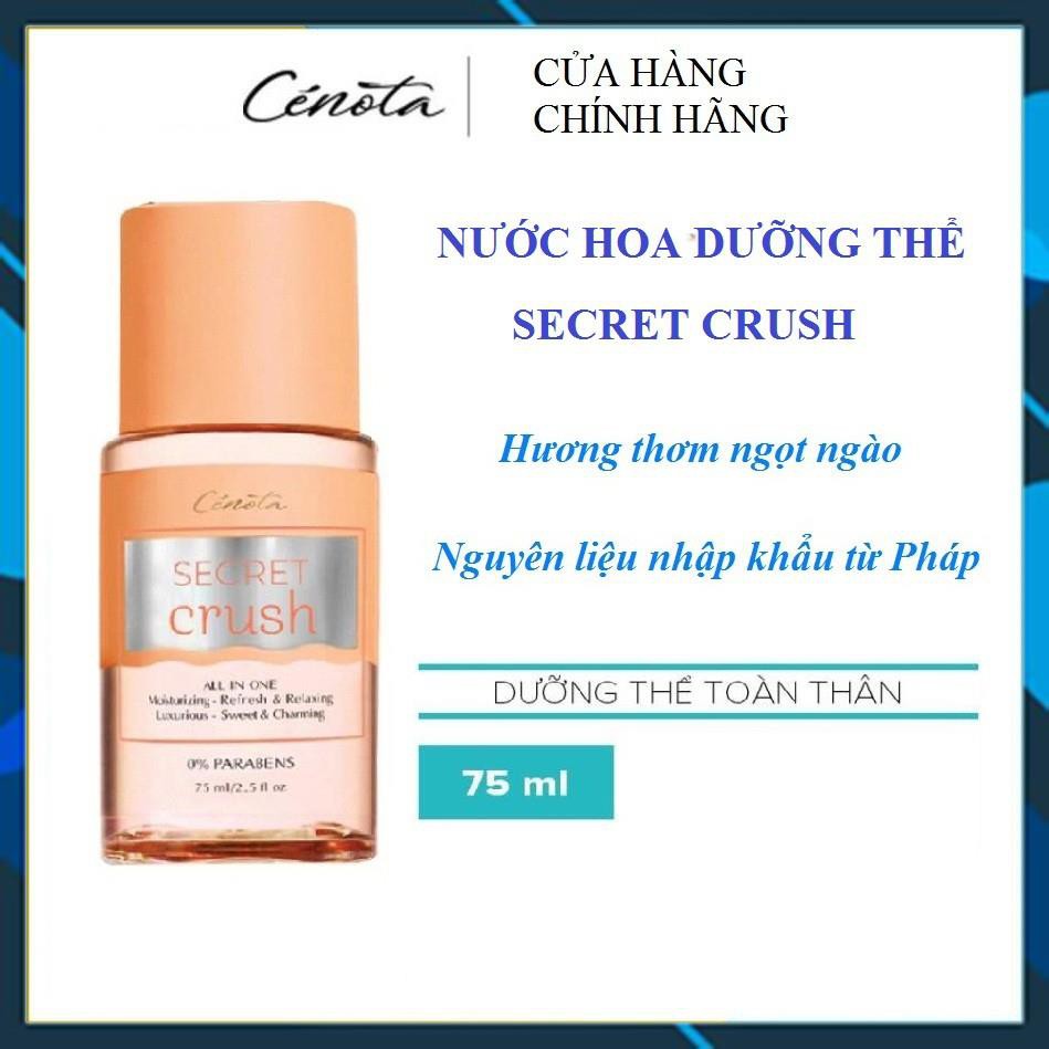 [Chính hãng] Nước hoa dưỡng thể Cénota Secret Sexy Crush 75ml hương thơm ngọt ngào - Mã PG13