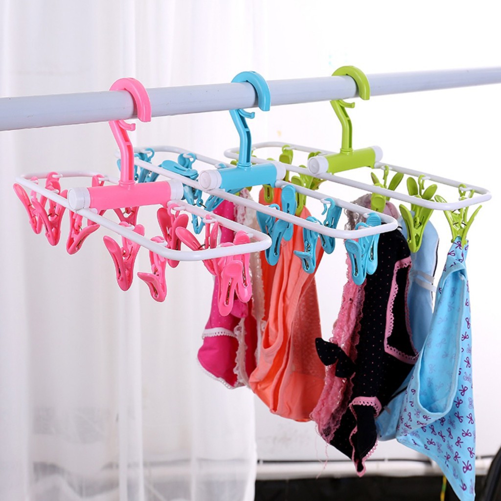 Móc Trùm Nhựa 12 Kẹp, 32 Kẹp