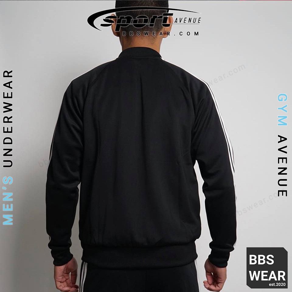 Áo Khoác 3 Sọc Cổ Đứng - Khoát Unisex Adi chất thun cực đẹp hàng VNXK (AD02)