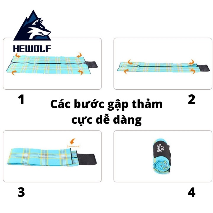 Chiếu ngủ văn phòng dã ngoại gấp gọn tiện lợi Hewolf HW1142 chính hãng