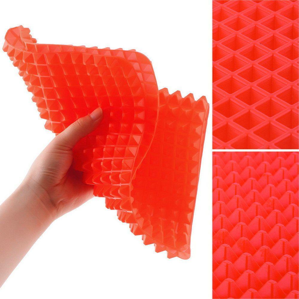 Khay Nướng Bánh Bằng Silicone Chống Dính Hình Kim Tự Tháp