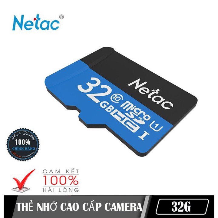 SHOPPE TRỢ GIÁ: Thẻ nhớ YOOSEE/ NETAC/ ONVIZ PRO 32G class 10. [Đủ dung lượng]Dùng cho onvizcam