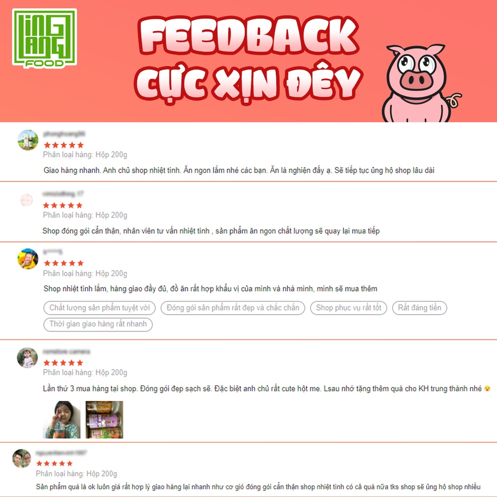 Khô bò miếng 200g, Thịt bò khô nguyên miếng LING LANG FOOD [loại đặc biệt] | BigBuy360 - bigbuy360.vn