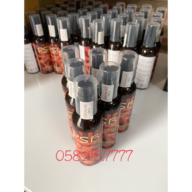 PSB 100ml - Chế phẩm sinh học sử dụng cho bể cá cảnh, hồ Koi hàng chính hãng