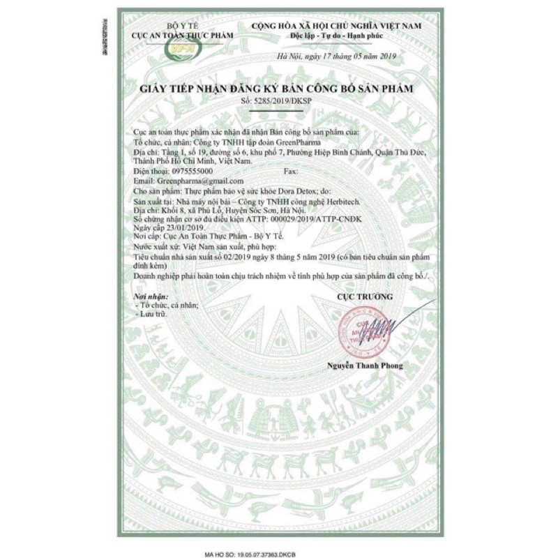 [ CHÍNH HÃNG] [TÁCH LẺ 10 VIÊN ] GIẢM CÂN DORA DETOX VIP MWHITE D.O PRO