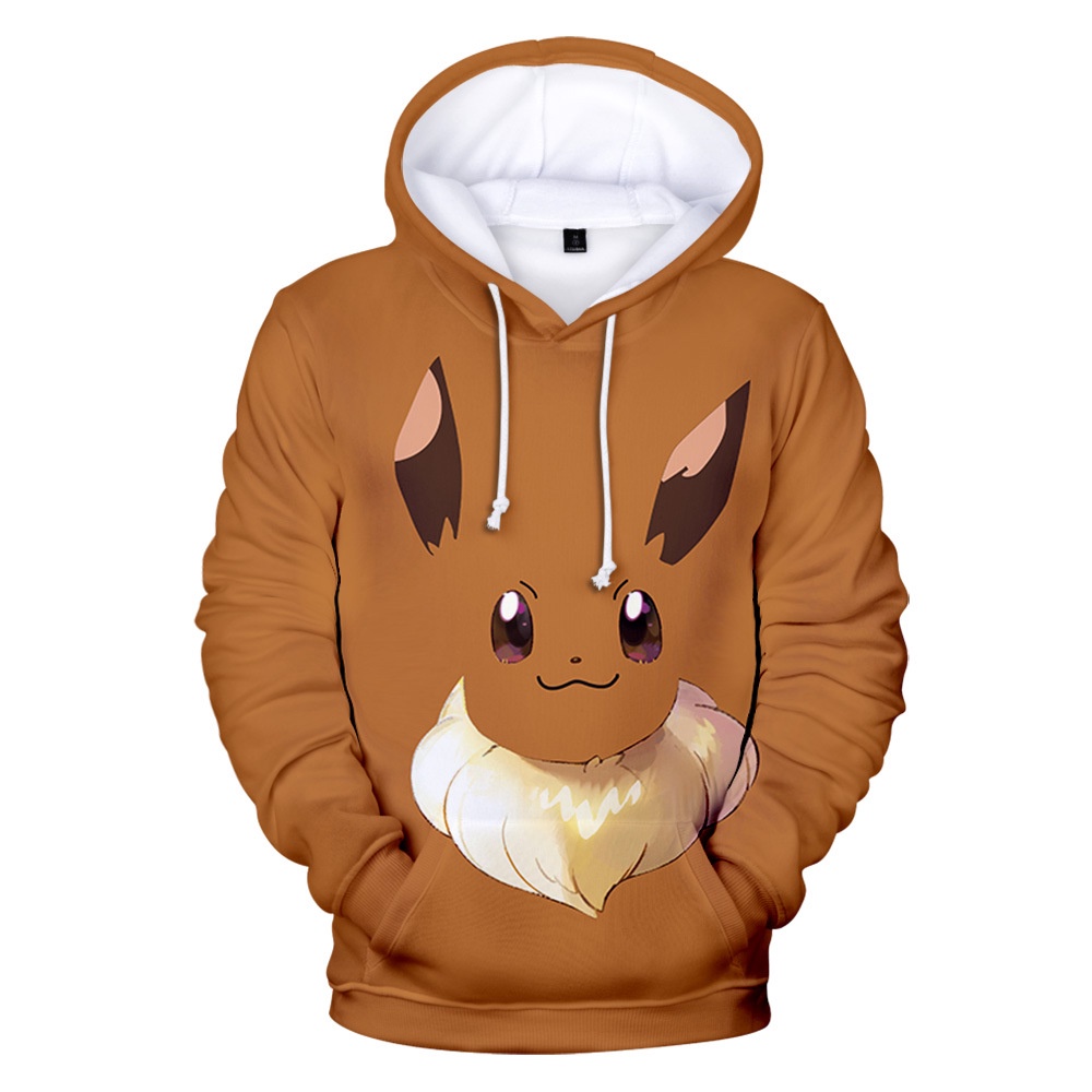 Áo Khoác Hoodie Pokemon Pikachu Eevee Charmander Squirtle Bulbasaur Hóa Trang Cho Bé Trai / Bé Gái