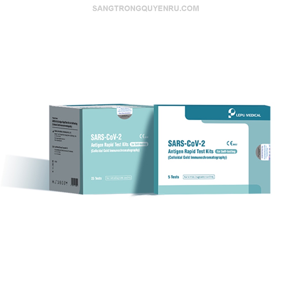 Bộ que test nhanh kháng nguyên được cấp phép bởi bộ y tế SARS-COV-2 Antigen Rapid Test Kit