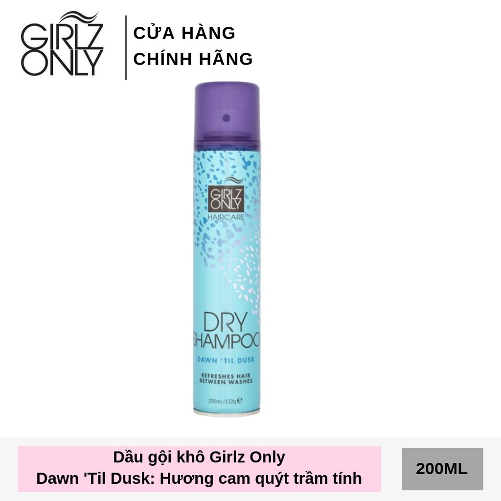 Dầu Gội Khô Girlz Only Dawn 'Til Dusk 200ml