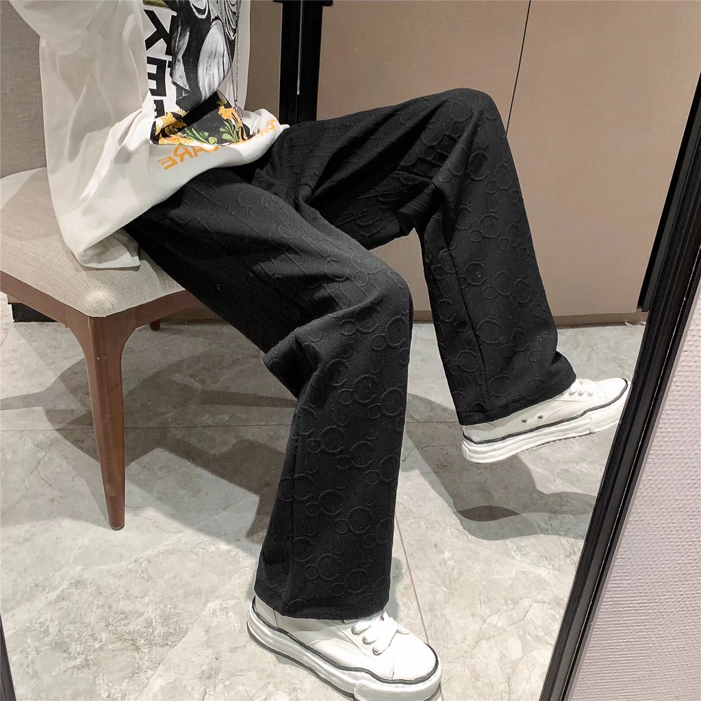 Quần harem ống rộng màu trơn thời trang xuân hè thoải mái dành cho nam