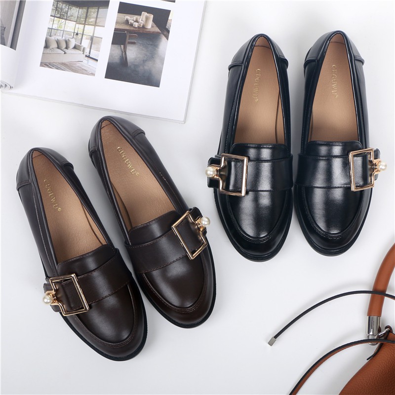 Giầy nữ bệt da bóng dáng đẹp đồng giá 99k | BigBuy360 - bigbuy360.vn