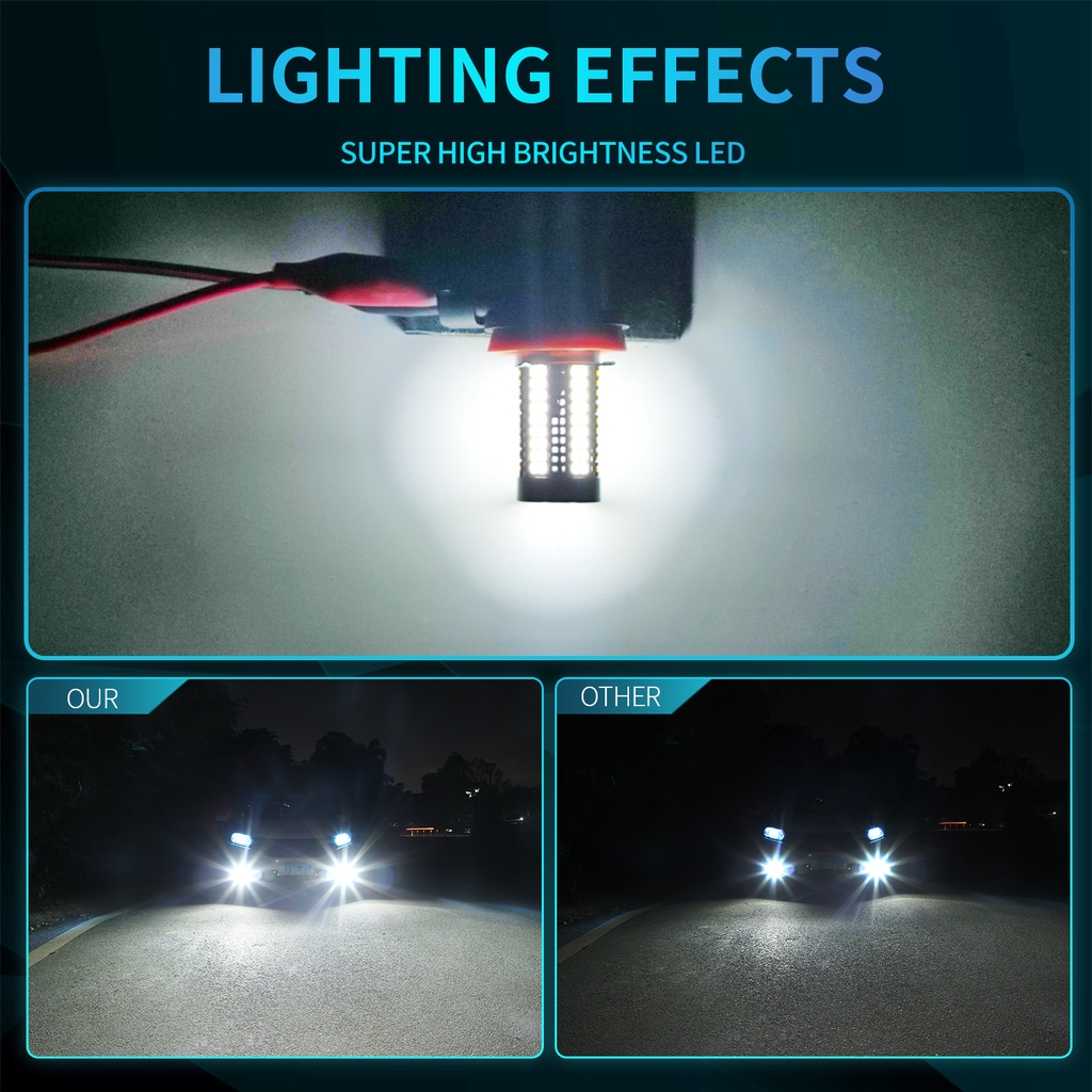 1 Đèn LED Sương Mù H3 H7 H8 H11 9005 HB3 9006 HB4 P13W Ánh Sáng Trắng / Vàng / Xanh Dương