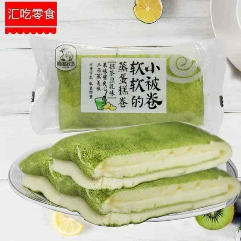 [FREESHIP]1Kg Bánh Cuộn Bông Lan Trà Xanh, Phô mai, Khoai Lang Tím, Socola Đài Loan Thơm, Mềm, Nhân Kem Ngọt Thanh Nhẹ