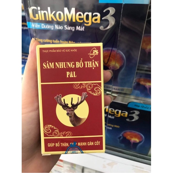 SÂM NHUNG BỔ THẬN PL ( Lọ 30 viên nang)
