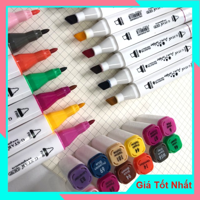 Bút màu dạ marker Mỹ Thuật họa cụ tô màu LM707