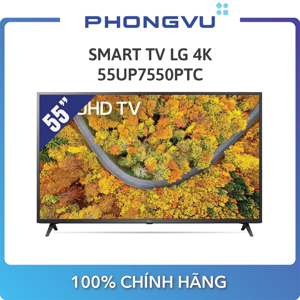 [Mã ELMALL1TR giảm 5% đơn 3TR] Smart Tivi LG 4K 55 inch 55UP7550PTC (55&quot;)