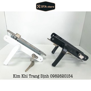 Bộ khóa tay gạt lắp cửa nhôm 4400-cửa nhựa-cửa sắt hộp
