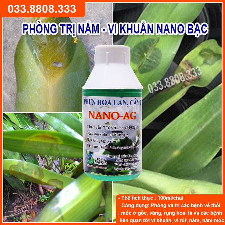 Chế Phẩm Vi Lượng NANO-AG - 100ml - Chuyển Dùng Cho Hoa Lan, Cây Cảnh