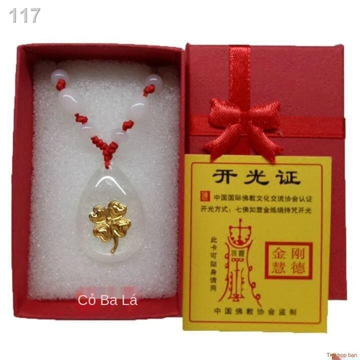 【hàng mới】Vòng cổ pha lê hoàng đạo Trung Quốc phát sáng Phật Bà Quan Âm Mặt dây chuyền cho nam và nữ Đồ trang sức trẻ em