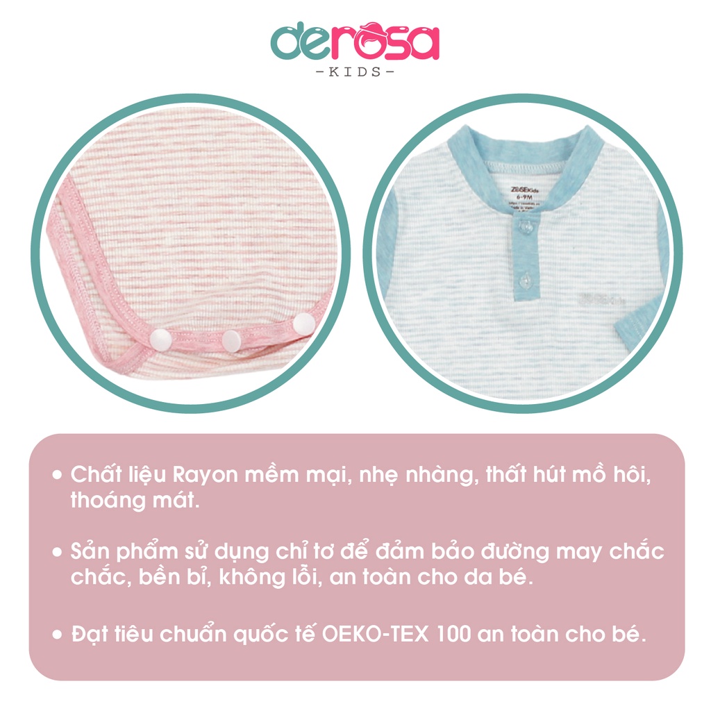 Bộ Quần Áo Sơ Sinh Body Tam Giác (3 - 12 tháng) DEROSA KIDS AWBB149BD