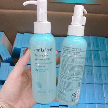 Tẩy Trang Dạng Gel Dành Riêng Cho Da Gặp Những Vấn Đề Về Mụn Innisfree Bija Trouble Cleansing Gel 150ml