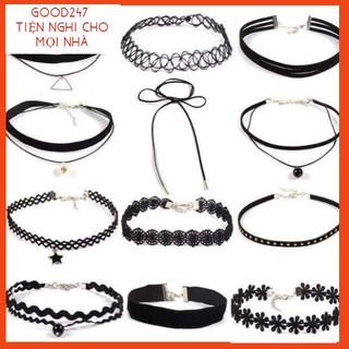 Set 12 vòng choker chocker đeo cổ siêu xinh đẹp GOOD247