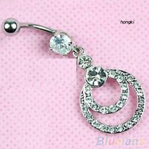 (Hàng Mới Về) Khuyên Rốn Đính Đá Thời Trang Cho Nữ