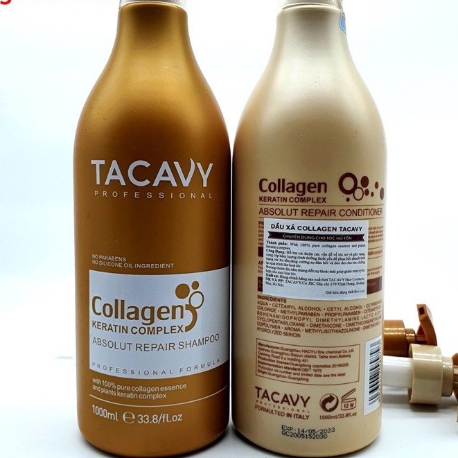 [ TACAVY ] Dầu Gội Xả TACAVY 1000ML | Phục Hồi Tóc Hư Tổn, Khô Xơ, Gãy Rụng | Hàng Chính Hãng | BigBuy360 - bigbuy360.vn