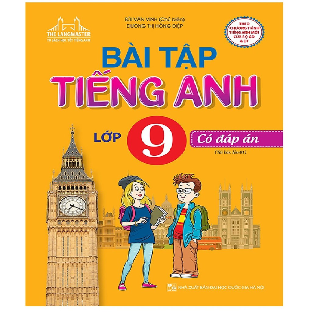 Sách - Bài tập tiếng Anh lớp 9 - có đáp án