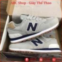 Giày Newbalance 574 Xịn Sò, Giầy New 547 Hồng, Xám Tím Than, Xám Trắng 🏁 ✂ 👣 ️🎧
