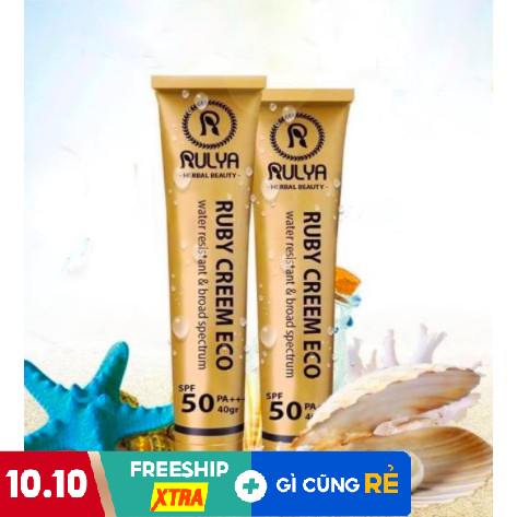 Kem Che Khuyết Điểm Cao Cấp RULYA RUBY SUNCREEN ECO Kháng Nước