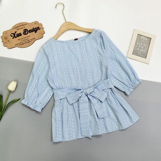 Mẫu áo tay lỡ cột nơ-Rập Giấy Chi Tiết  (Không phải quần áo)