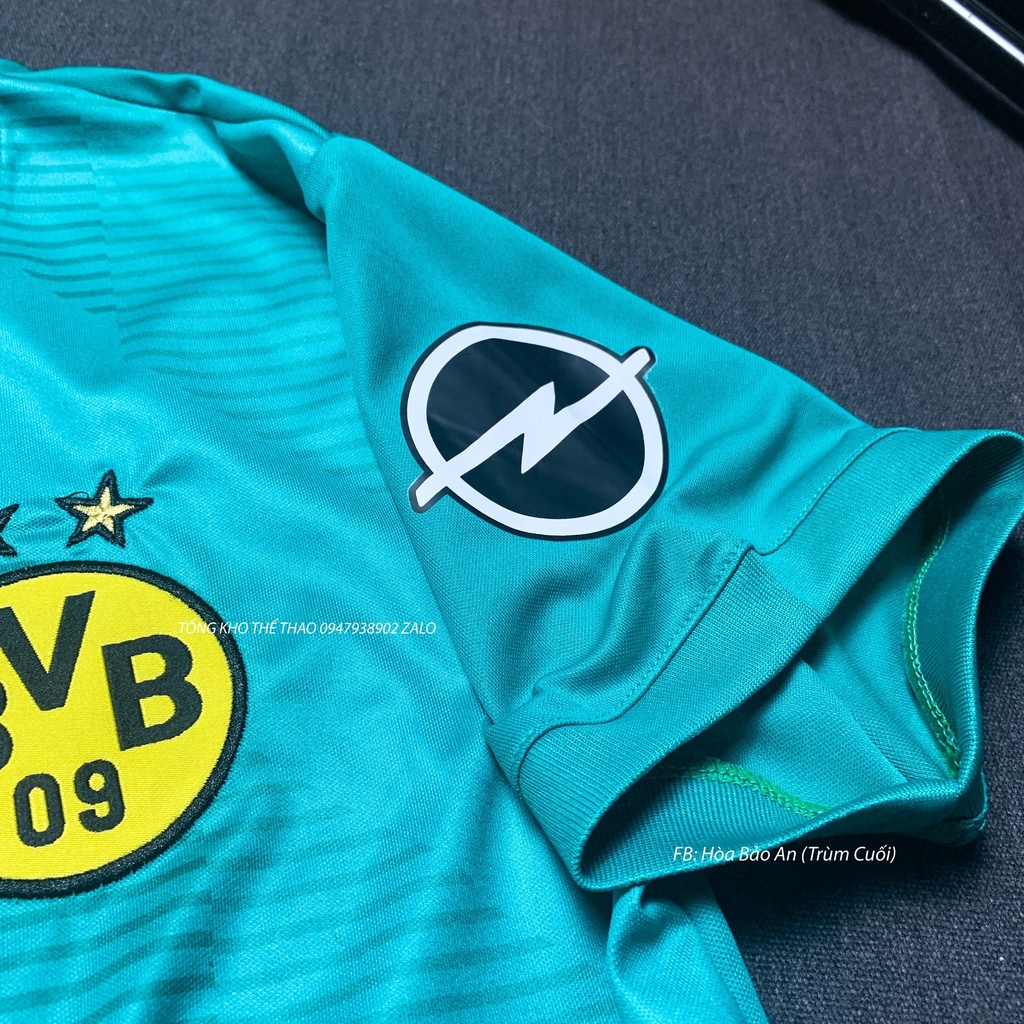 Quần áo bóng đá, đồ đá banh CLB Dotmund 2023 màu Xanh Sân Khách - Vải thun lạnh cao cấp