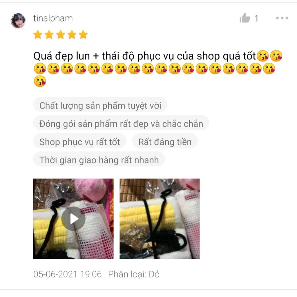 Túi Handmade Viền Xù Mei&ge ❤️ Ebi Store - Freeship ❤️ Túi Len Tự Đan Phối Màu Sành Điệu, Nguyên Set Phụ Kiện