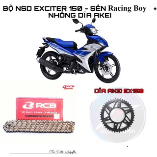 BỘ NSD EXCITER 135/150 - SÊN VÀNG RCB - NHÔNG DĨA AKEI
