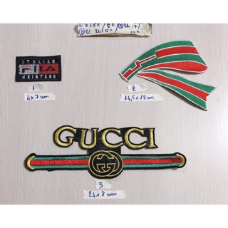 Sticker hình ủi logo chữ (ko keo)