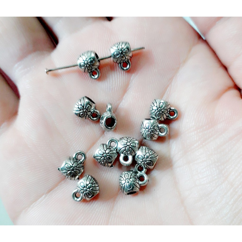 nguyên phụ liệu Phụ kiện charm xỏ - charm lùa 50g = 18k [ Charm giá sỉ ]