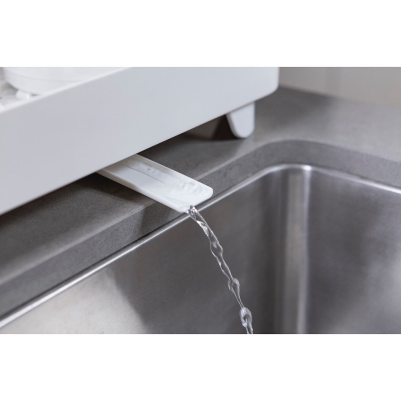 Kệ Úp Chén Bát, Kệ Đa Năng Nhựa Inox 2 Tầng Inochi Có Khay Thoát Nước Thông Minh Tiện Lợi