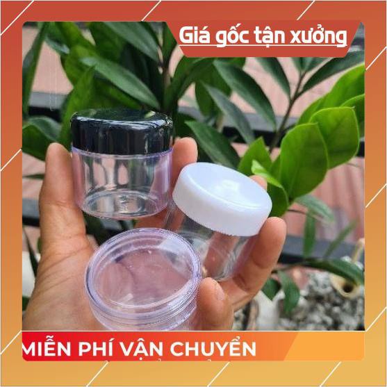 Hũ Chiết Mỹ Phẩm ❤ GIÁ RẺ NHẤT ❤ [Combo 100sp] Hủ nhựa chiết mỹ phẩm trong 30g, phụ kiện du lịch