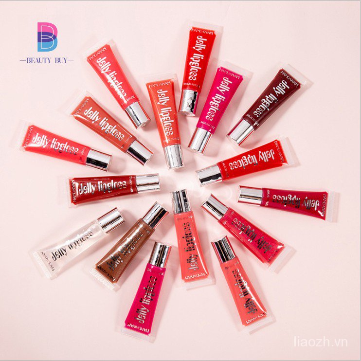  Son bóng dạng thạch 600004 dưỡng môi màu kẹo tạo hiệu ứng gương thủy tinh