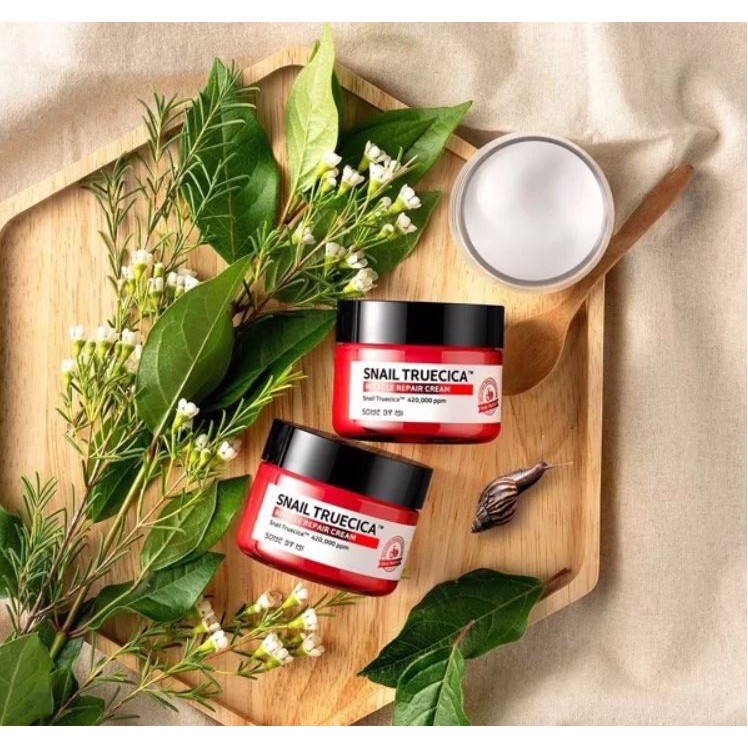 [Kem Dưỡng] Some By Mi Snail Truecica Miracle Repair Cream ( Chiết Xuất Dịch Ốc Sên PHỤC HỒI DA )
