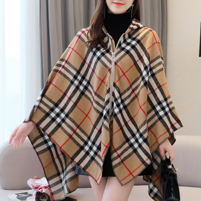 Áo Choàng Len Có Mũ Plus Size | BigBuy360 - bigbuy360.vn