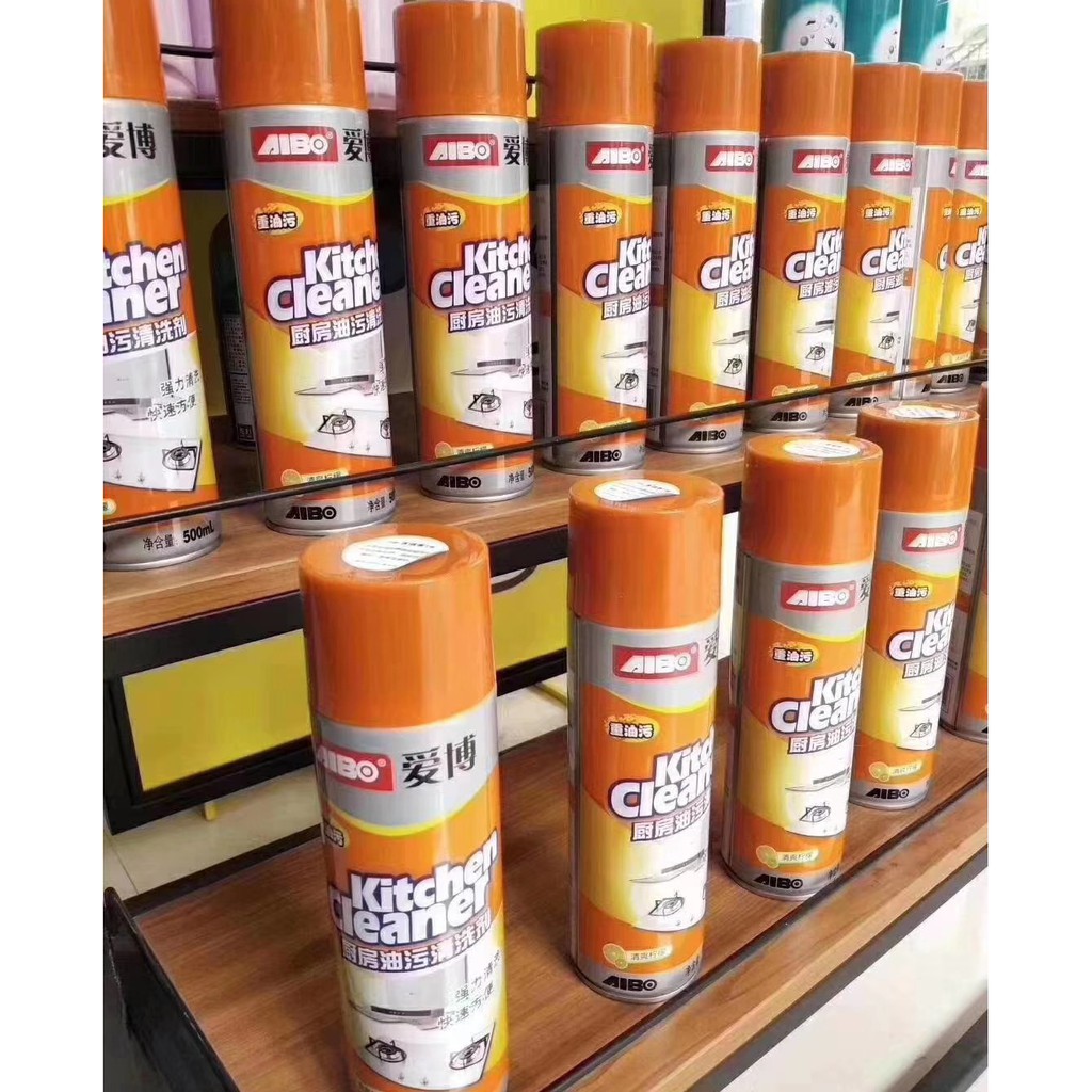 Xịt Tẩy Bếp Kitchen Cleaner - Dạng Bọt Tuyết - Chai xịt bếp đa năng siêu sạch