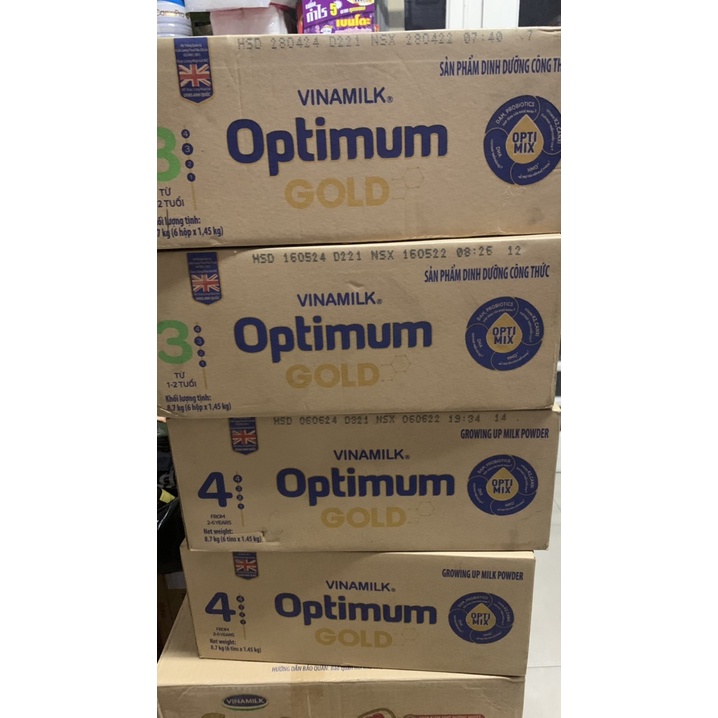 Sữa Vinamlik Optimum gold 3 HMO 1,45kg mẫu mới 2/2025