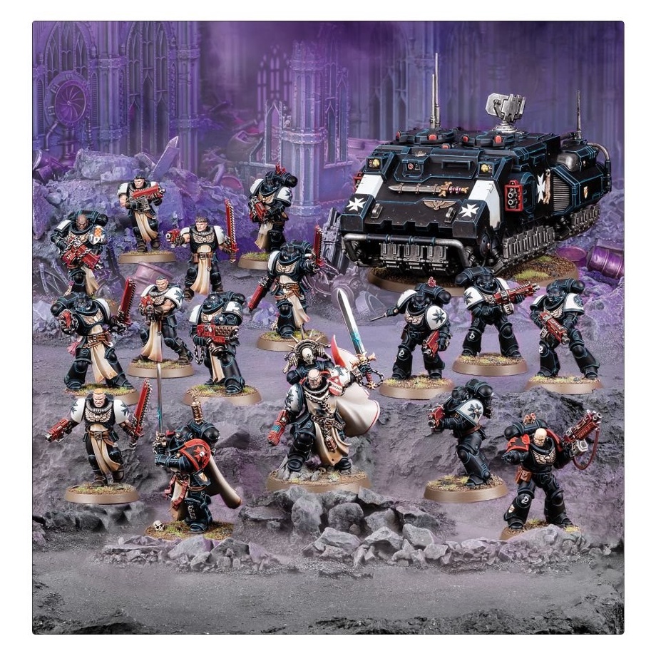 Mô hình nhân vật Warhammer 40k Combat Patrol: Black Templars