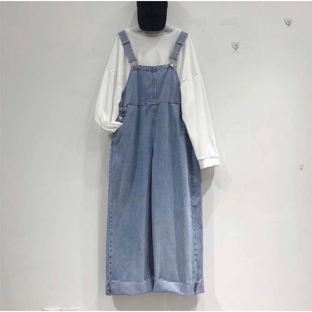 [Mã WASKT304 giảm 15% tối đa 30K đơn 99K] QUẦN YẾM JEAN NÚT GÀI ỐNG SUÔNG ULZZANG xịn | BigBuy360 - bigbuy360.vn