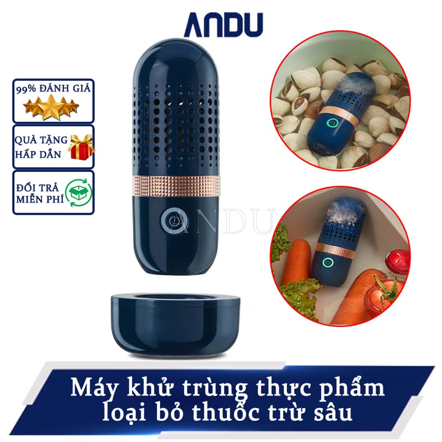 Máy Khử Trùng Thực Phẩm , Tiệt Trùng Rau Củ Hoa Quả Loại Bỏ Vi Khuẩn