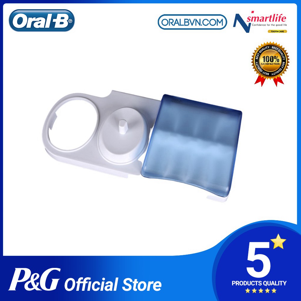 [AUTH] Đế cắm bàn chải và đựng đầu bàn chải Oral B giúp đầu bàn chải lun khô ráo, không ẩm mốc, tránh vi khuẩn