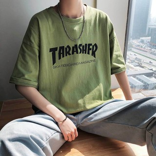 Áo T-shirt/Áo phông nam, tay lỡ,phong cách Hàn Quốc, kiểu dáng rộng rãi