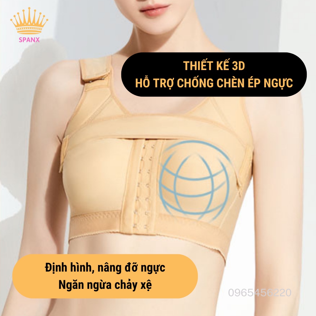 Áo gen định hình nâng ngực sau phẫu thuật chỉnh sửa ngực xuất Nhật cao cấp