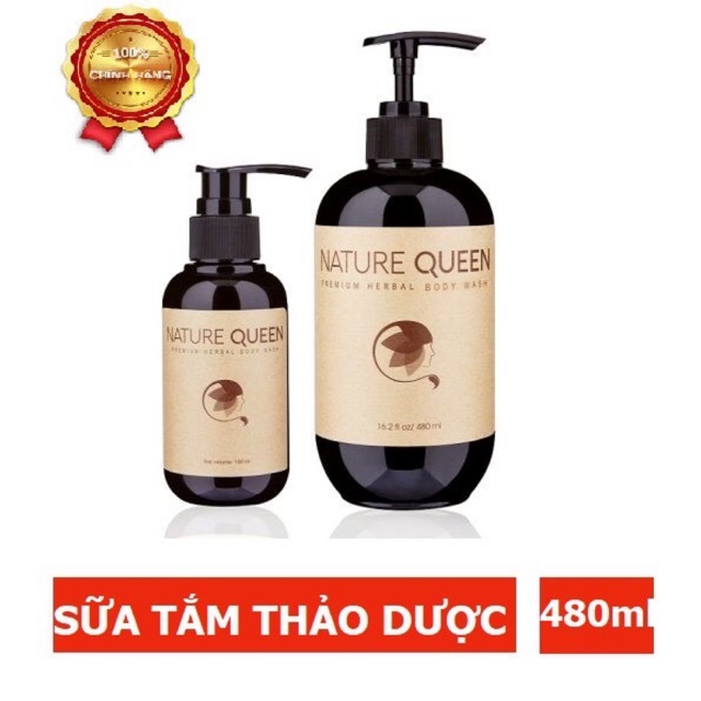 SỮA TẮM THẢO DƯỢC CAO CẤP NATURE QUEEN 480ml